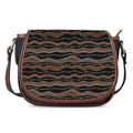 Australian Aboriginal Indigenous Print Saddle Bag