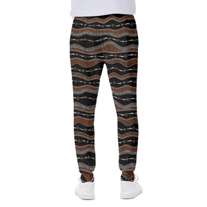 Australian Aboriginal Indigenous Print Scuba Joggers