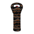 Australian Aboriginal Indigenous Print Single Neoprene Wine Tote