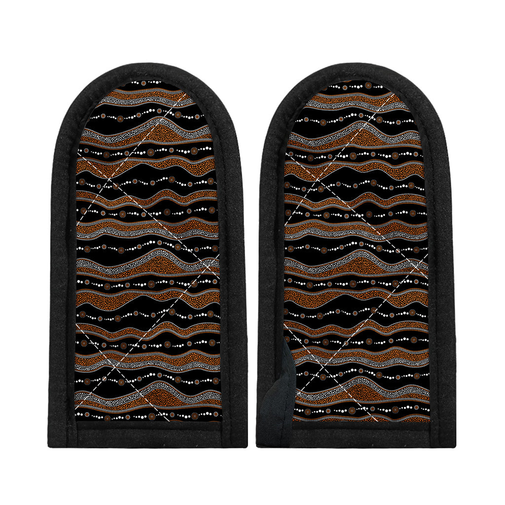 Australian Aboriginal Indigenous Print Skillet Handle Cover