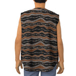 Australian Aboriginal Indigenous Print Sleeveless Baseball Jersey