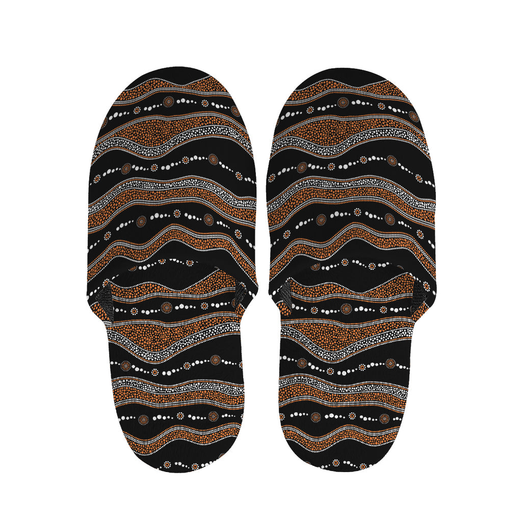 Australian Aboriginal Indigenous Print Slippers