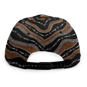 Australian Aboriginal Indigenous Print Snapback Cap