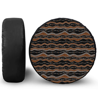 Australian Aboriginal Indigenous Print Tire Cover