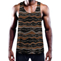 Australian Aboriginal Indigenous Print Men's Workout Tank Top