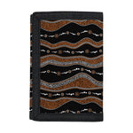 Australian Aboriginal Indigenous Print Trifold Wallet
