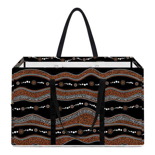 Australian Aboriginal Indigenous Print Utility Tote Bag