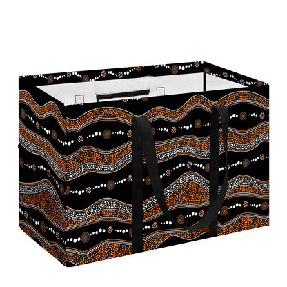 Australian Aboriginal Indigenous Print Utility Tote Bag