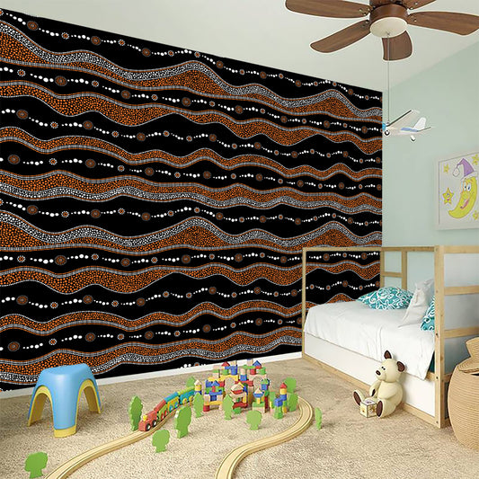 Australian Aboriginal Indigenous Print Wall Sticker