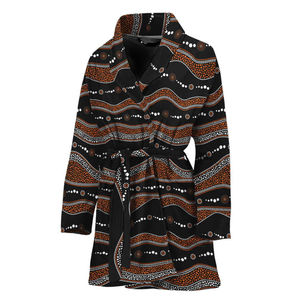 Australian Aboriginal Indigenous Print Women's Bathrobe