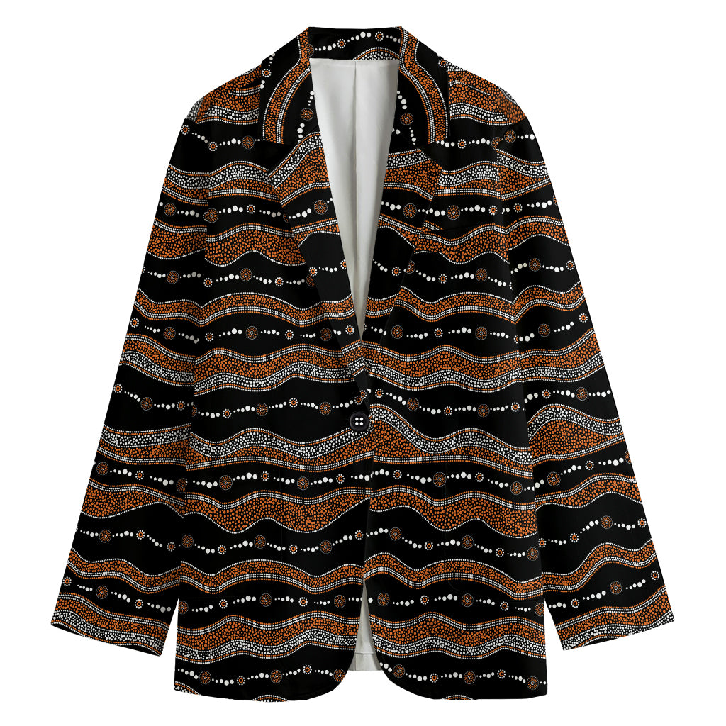 Australian Aboriginal Indigenous Print Women's Blazer