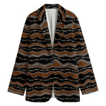 Australian Aboriginal Indigenous Print Women's Cotton Blazer