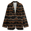 Australian Aboriginal Indigenous Print Women's Cotton Blazer