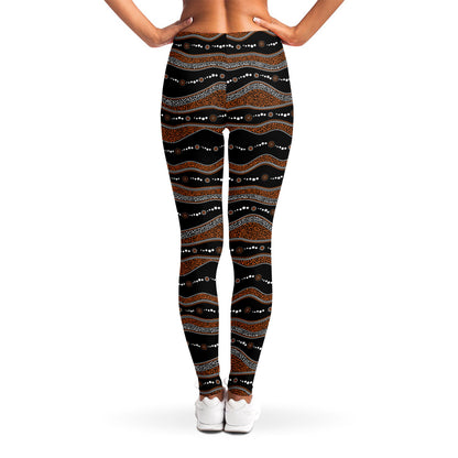 Australian Aboriginal Indigenous Print Women's Leggings