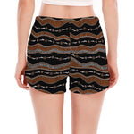 Australian Aboriginal Indigenous Print Women's Split Running Shorts