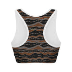 Australian Aboriginal Indigenous Print Women's Sports Bra