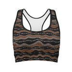 Australian Aboriginal Indigenous Print Women's Sports Bra