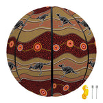 Australian Aboriginal Kangaroo Print Basketball