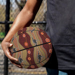 Australian Aboriginal Kangaroo Print Basketball