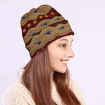 Australian Aboriginal Kangaroo Print Beanie