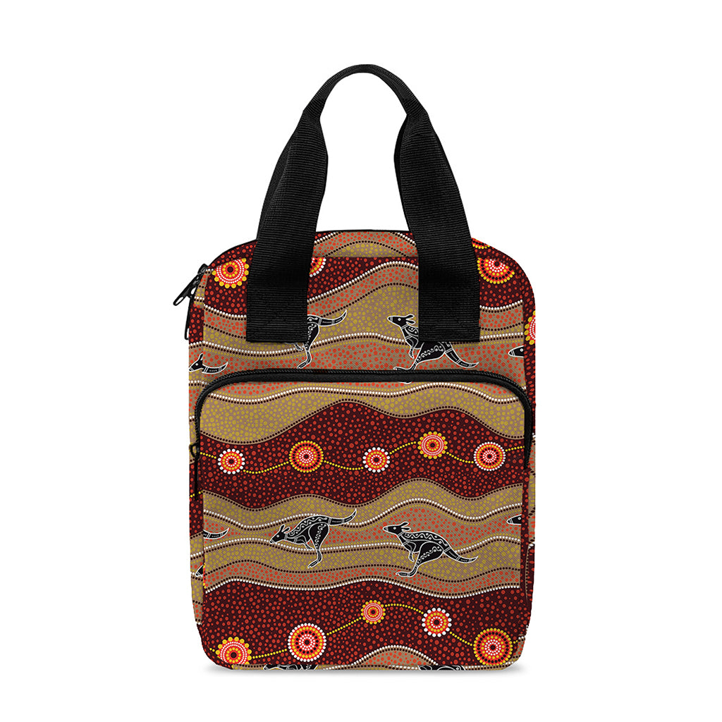 Australian Aboriginal Kangaroo Print Bible Tote Bag