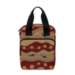 Australian Aboriginal Kangaroo Print Bible Tote Bag