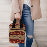 Australian Aboriginal Kangaroo Print Bible Tote Bag