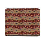 Australian Aboriginal Kangaroo Print Bifold Wallet