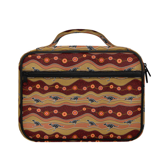 Australian Aboriginal Kangaroo Print Briefcase Bible Bag