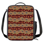 Australian Aboriginal Kangaroo Print Crossbody Lunch Bag