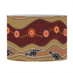 Australian Aboriginal Kangaroo Print Drum Lamp Shade