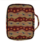 Australian Aboriginal Kangaroo Print Front Pocket Bible Bag