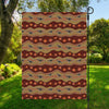 Australian Aboriginal Kangaroo Print Garden Flag