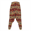 Australian Aboriginal Kangaroo Print Hammer Pants
