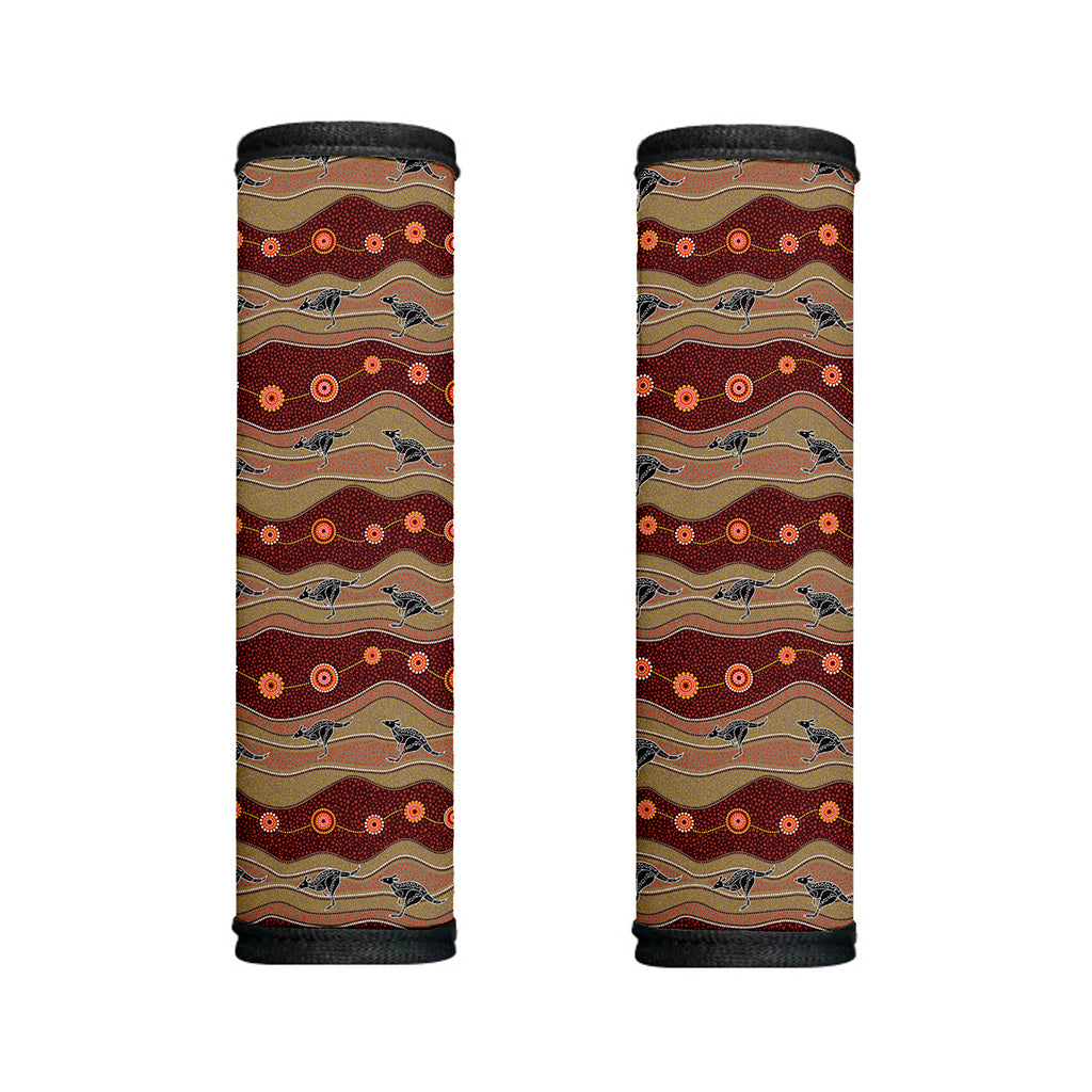 Australian Aboriginal Kangaroo Print Handle Covers