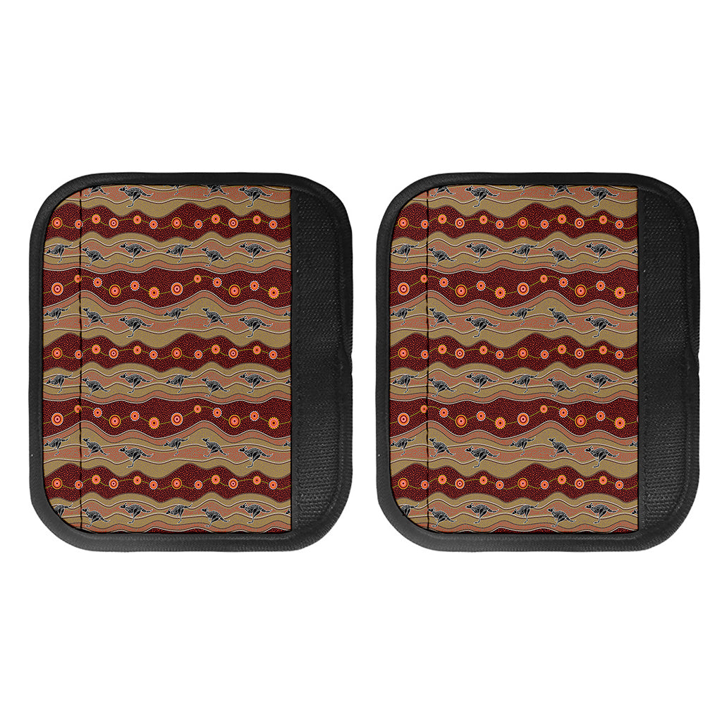 Australian Aboriginal Kangaroo Print Handle Covers