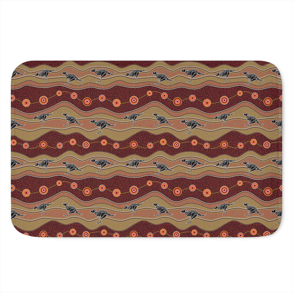 Australian Aboriginal Kangaroo Print Indoor Door Mat