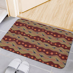 Australian Aboriginal Kangaroo Print Indoor Door Mat