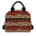 Australian Aboriginal Kangaroo Print Insulated Lunch Bag