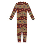 Australian Aboriginal Kangaroo Print Jumpsuit