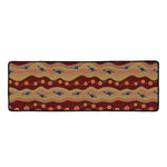 Australian Aboriginal Kangaroo Print Long Kitchen Mat