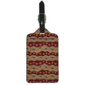 Australian Aboriginal Kangaroo Print Luggage Tag