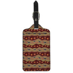 Australian Aboriginal Kangaroo Print Luggage Tag
