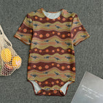 Australian Aboriginal Kangaroo Print Men's Bodysuit