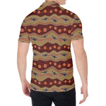 Australian Aboriginal Kangaroo Print Men's Shirt