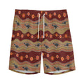 Australian Aboriginal Kangaroo Print Men's Athletic Shorts