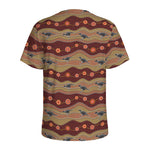 Australian Aboriginal Kangaroo Print Men's Sports T-Shirt
