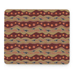 Australian Aboriginal Kangaroo Print Mouse Pad