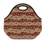 Australian Aboriginal Kangaroo Print Neoprene Lunch Bag