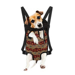 Australian Aboriginal Kangaroo Print Pet Carrier Backpack
